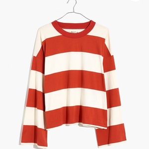 Madewell rugby stripe long sleeve